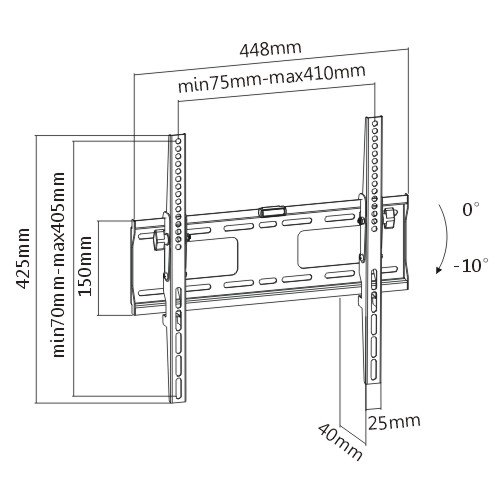 Βάση LCD 32"-55" LP42-44ST LLC