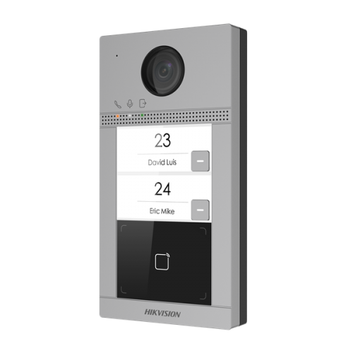 Μπουτονιέρα camera video intercom Villa Door Station 2-Button 2MP IP PoE IP65 DS-KV8213-WME1(C) Hikvision