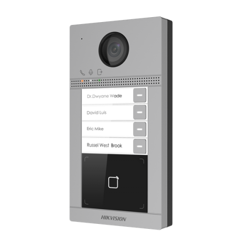 Μπουτονιέρα camera video intercom Villa Door Station 4-Button 2MP IP PoE IP65 DS-KV8413-WME1(C) Hikvision