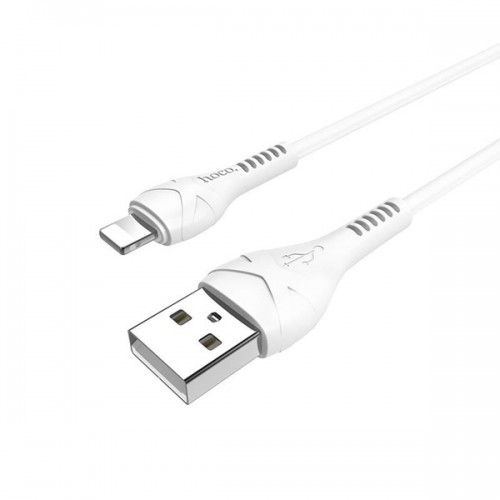 Καλώδιο φόρτισης & συγχρονισμού 2.4A USB A -> Lightning 1m full speed λευκό X37 Hoco