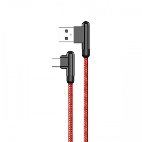 Καλώδιο φόρτισης & συγχρονισμού USB A -> Type C 1.2m full speed κόκκινο KSC-125 Kaku