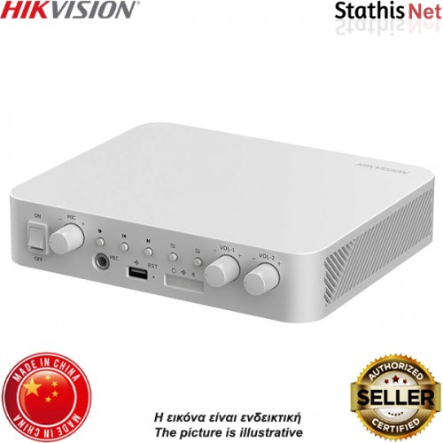 Μικροφωνικός ενισχυτής 60W 4V/8V/100V 1 x MIC/USB/Bluetooth DS-QAE0A60G1-VB Hikvision