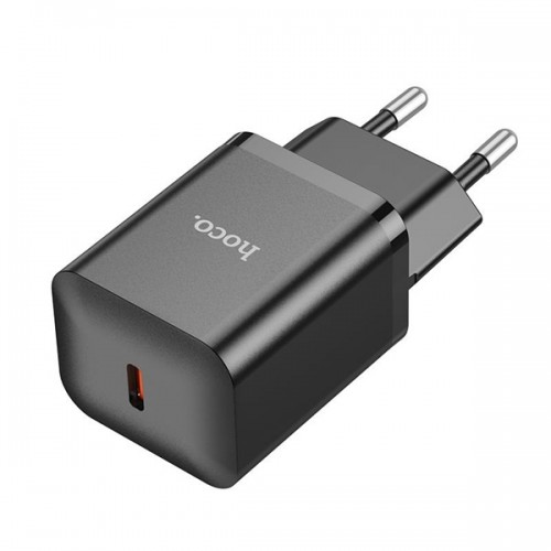 Τροφοδοτικό 230V in -> 1 x USB C Out 5V 20W PD20W μαύρο N27 Hoco