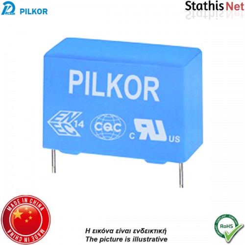 Πυκνωτής πολυεστέρα MKT 400V 2.2μF P27.5mm 369 Pilkor