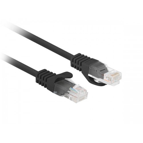 Καλώδιο patch cord UTP CAT5e/A 20m Μαύρο